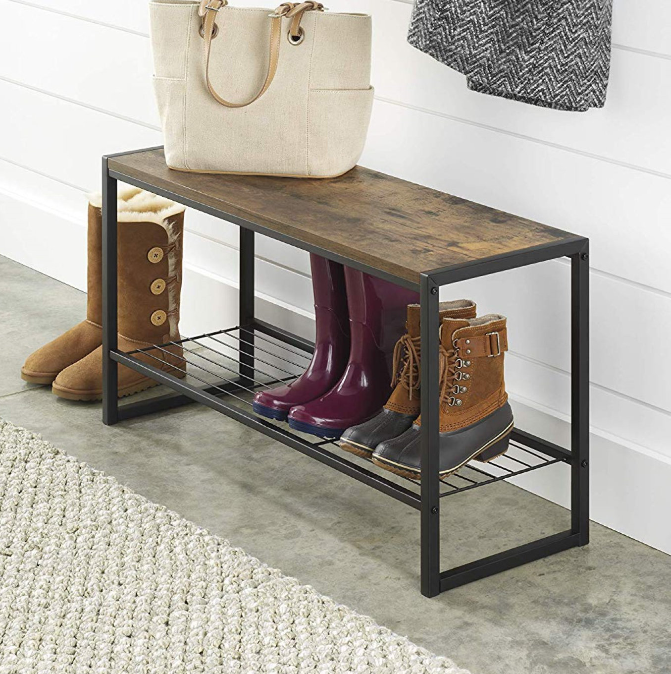 Union Rustic Stamey Manufactured Wood Bench Reviews Wayfair