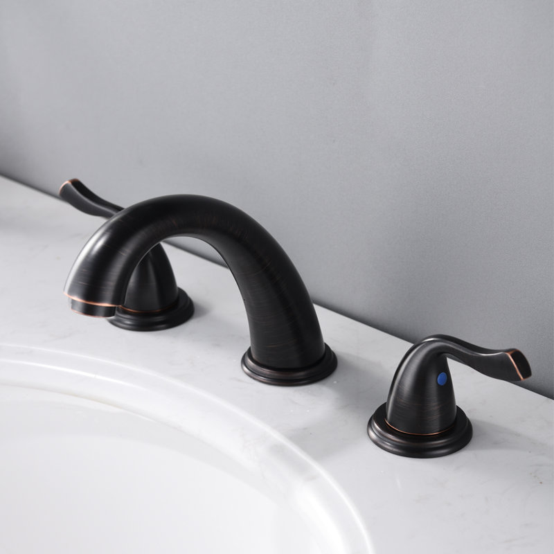 Watqen Widespread Bathroom Faucet With Drain Assembly And Quick