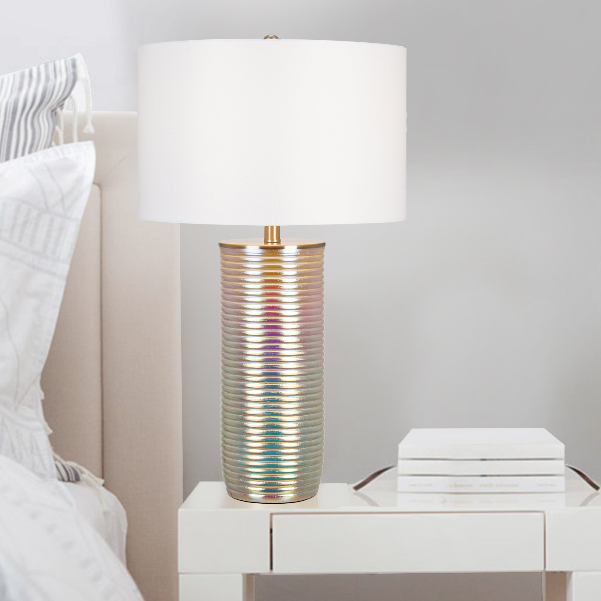 iridescent lamp base