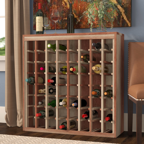 Red Barrel Studio Karnes 144 Bottle Floor Wine Bottle Rack Wayfair