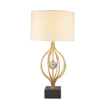 Beige and gold lamp Clearance
