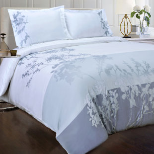 Sydney 3 Piece Embroidered Reversible Duvet Cover Set by Simple Luxury Fresh