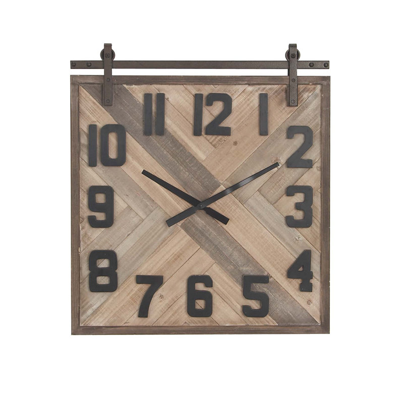 Allport Modern Square Og Wall Clock Reviews Allmodern Allport Modern Square Og Wall Clock