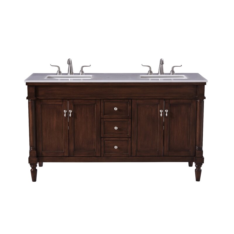 Joss & Main Deina 60" Double Bathroom Vanity Set & Reviews ...