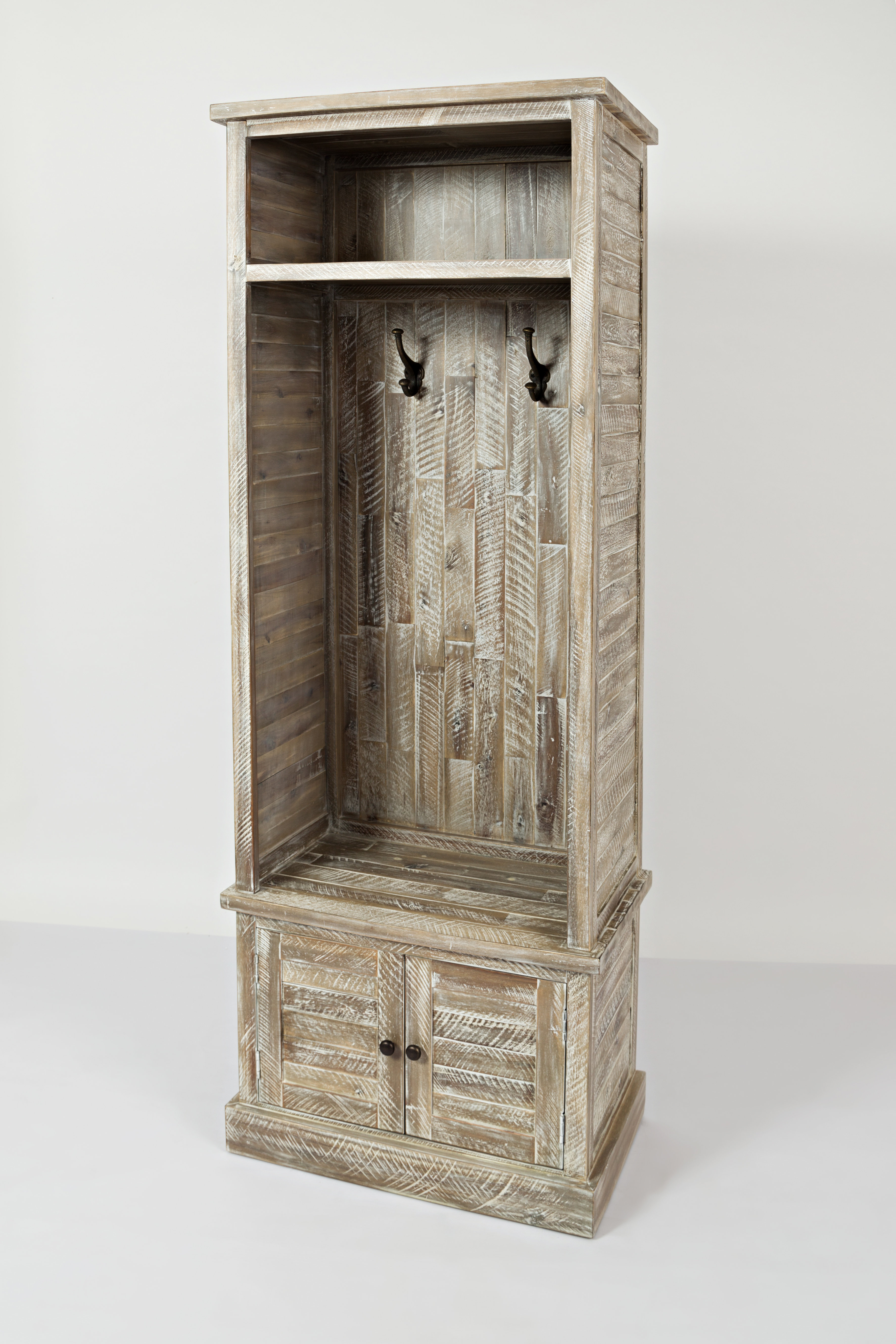 hallway storage bench for shoes on Seadrift Acacia Solid Wood Hall Tree With Bench And Shoe Storage Birch Lane