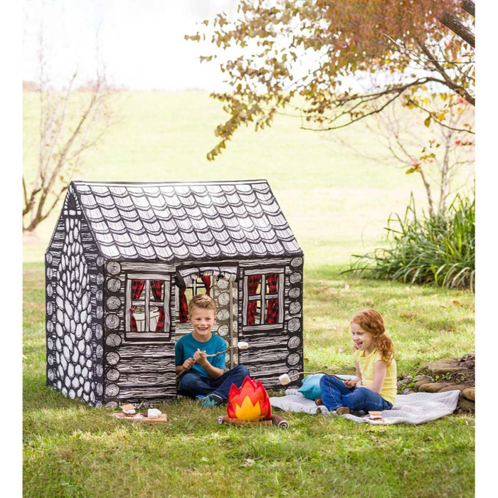 Magic Cabin Log Cabin Play Tent Wayfair