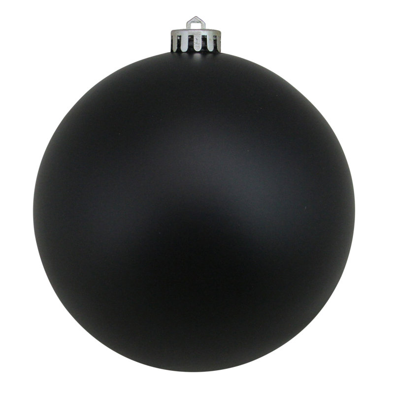 Northlight Jet Black Shatterproof Matte Commercial Christmas Ball Ornaments 6 150mm Wayfair