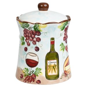 Grape Ceramic 2.35 qt. Cookie Jar