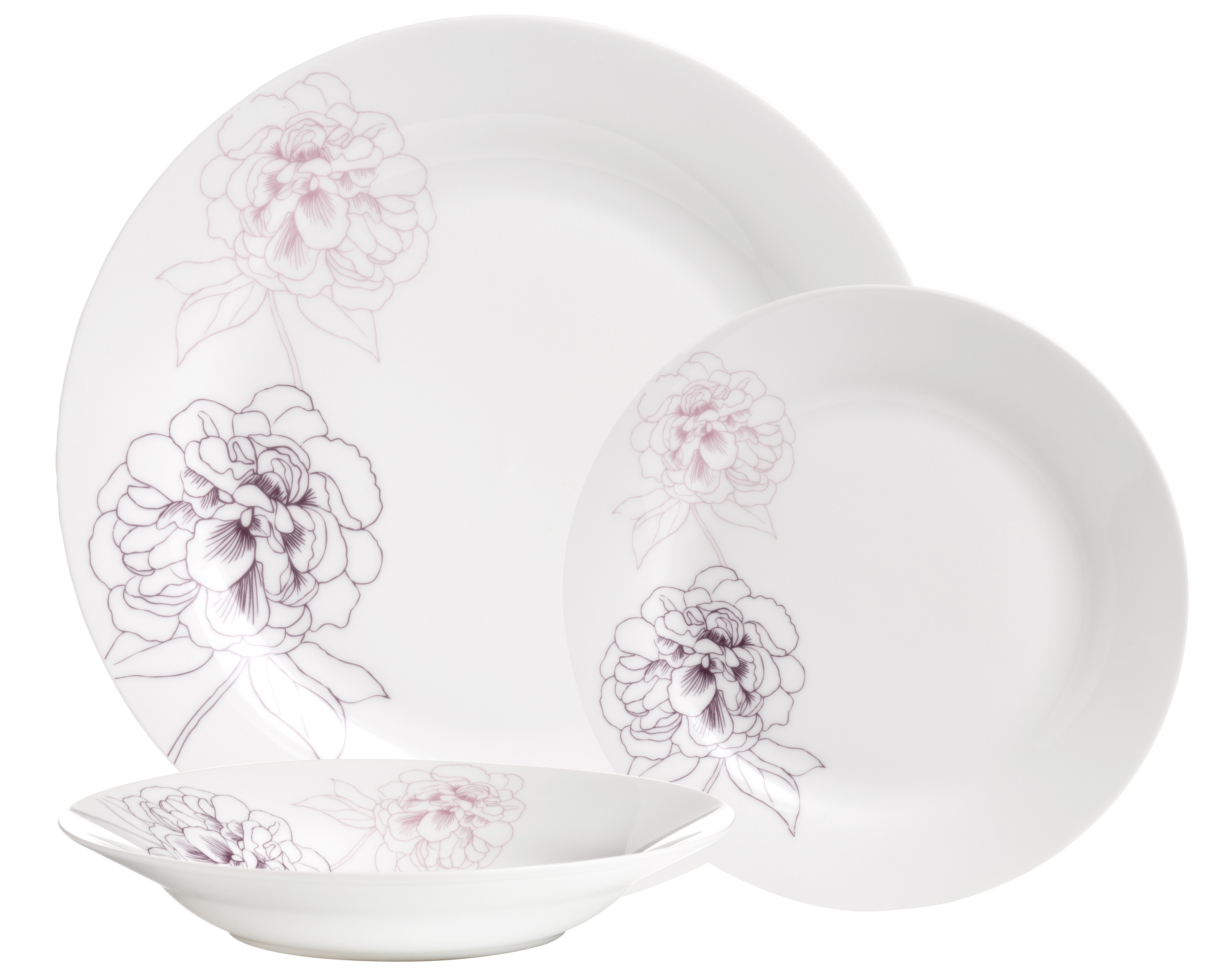 Brambly Cottage Marcus 12 Piece Dinnerware Set Service For 4
