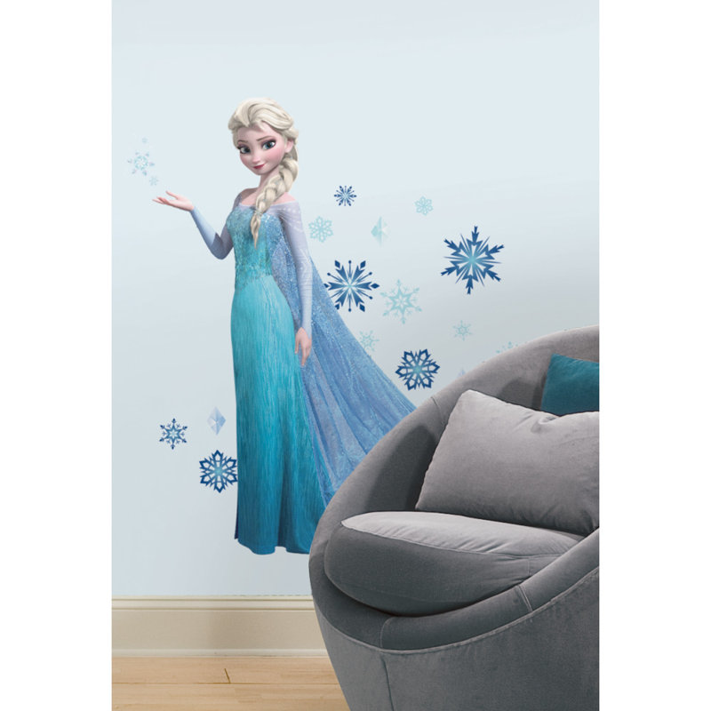 Disney Frozen Elsa Anna Olaf Removable Wall Stickers Kids Home Decor USA