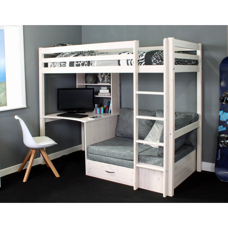 Flexa Robin European Single Futon Bunk Bed Reviews Wayfair Co Uk