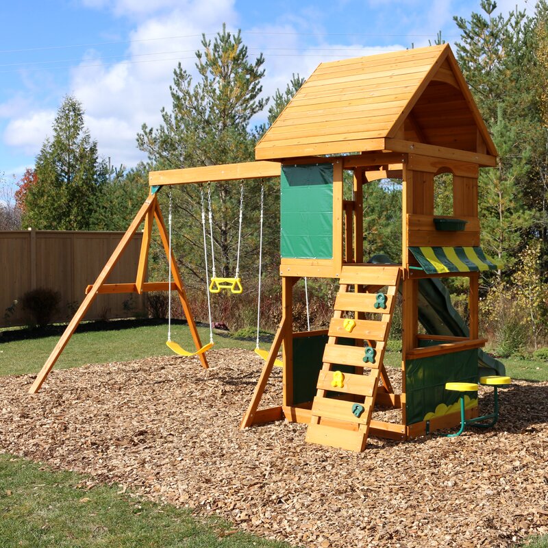 Magnolia Wooden Swing Set