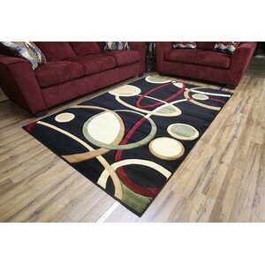 Rosa Black/Beige Area Rug