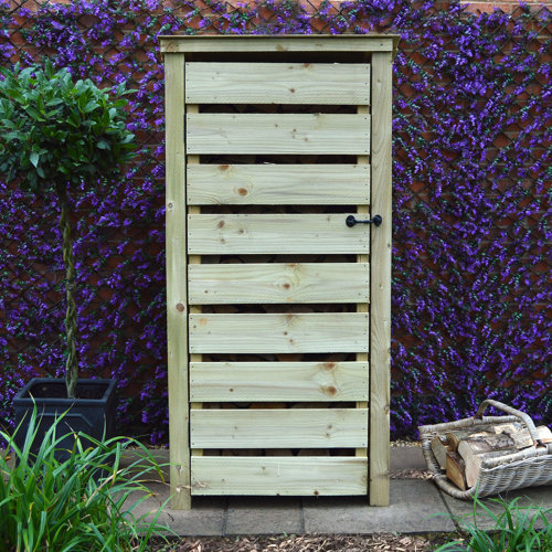 3 Ft. x 3 Ft. Wood Log Store WFX Utility Finish: Light Green