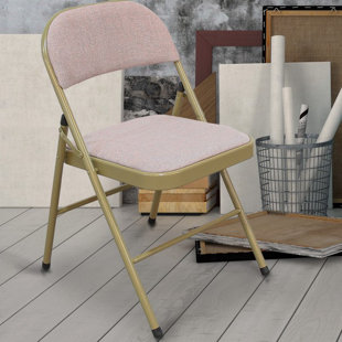 Fabric Padded Folding Chair (Set of 2) by Homebeez