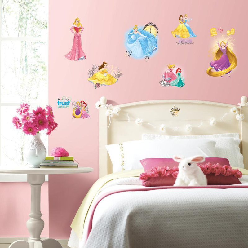 Disney Princess Castle Self-Adhesive Peel and stick wall decor decal sticker