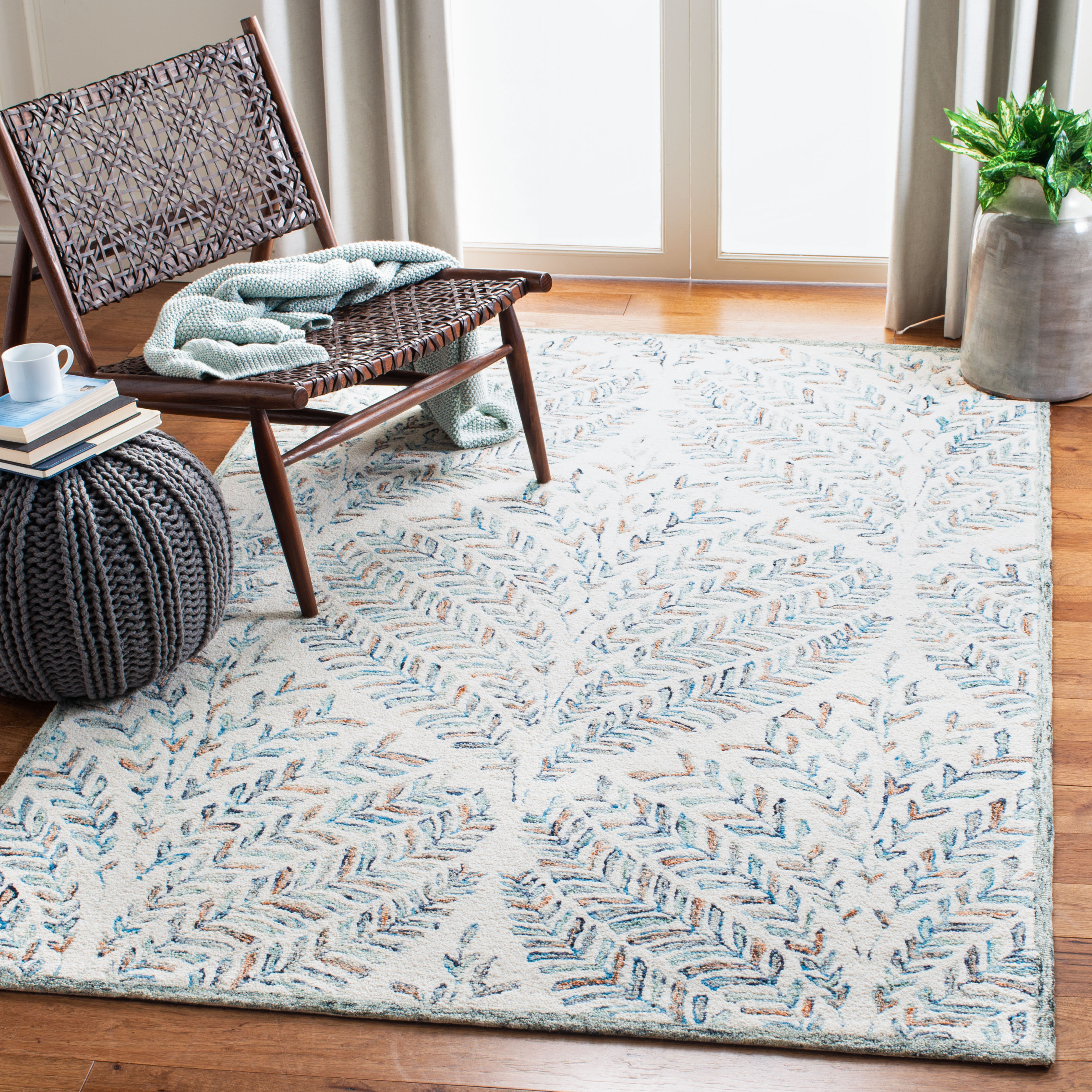 Safavieh Ikat Dark Blue Area Rug for sale online 