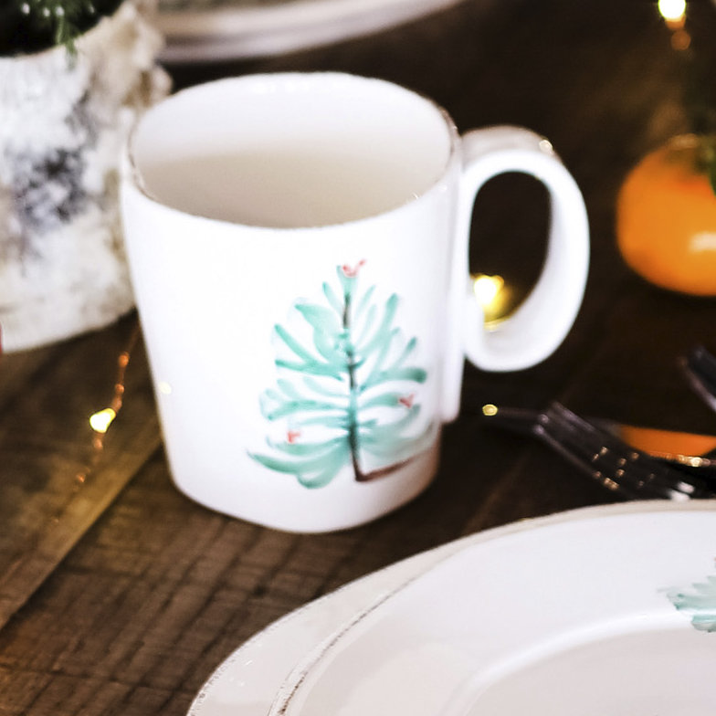 Vietri Lastra Holiday Coffee Mug Wayfair Lastra Holiday Coffee Mug