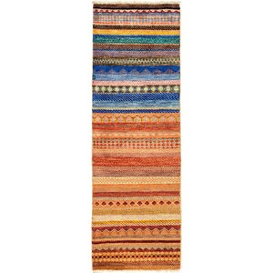 One-of-a-Kind Lori Hand-Knotted Multicolor Area Rug
