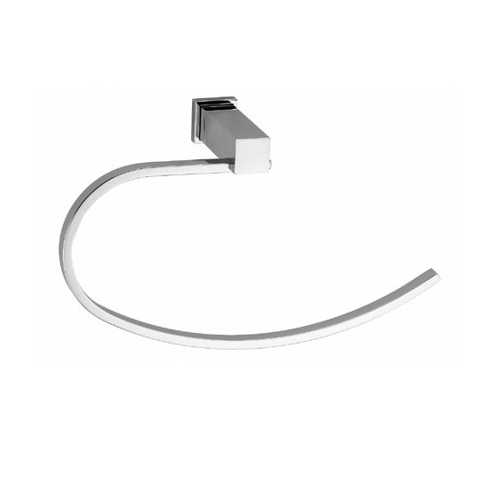 Metal Towel Ring Holder Hanger Chrome Wall Mounted Harney