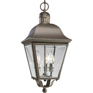 Triplehorn 3-Light Hanging Brass Lantern