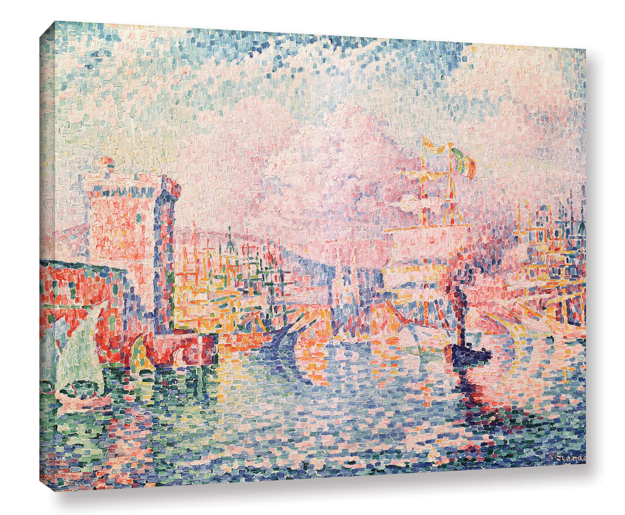 Vault W Artwork The Tower, 1913 by Paul Signac - Print on Canvas | Wayfair