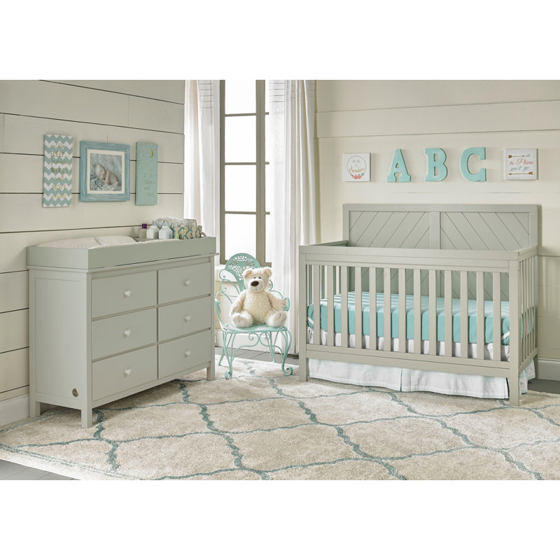 green nursery furniture