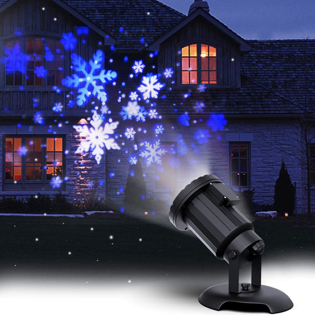 Christmas Laser Projector Light LED Moving Out/Indoor Landscape Lamp 12 Patterns