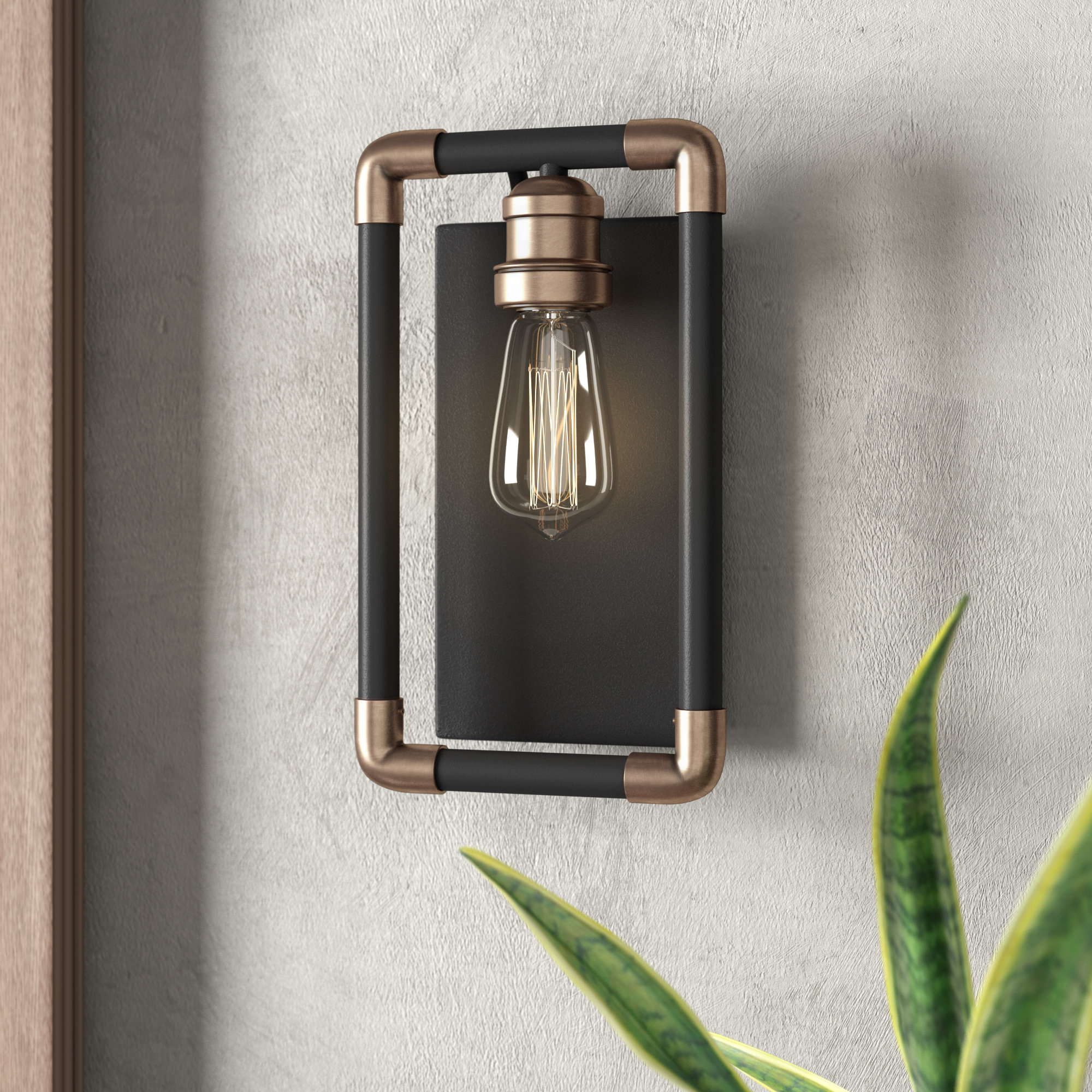Trent Austin Design Abree 1 Light Armed Sconce Reviews Wayfair