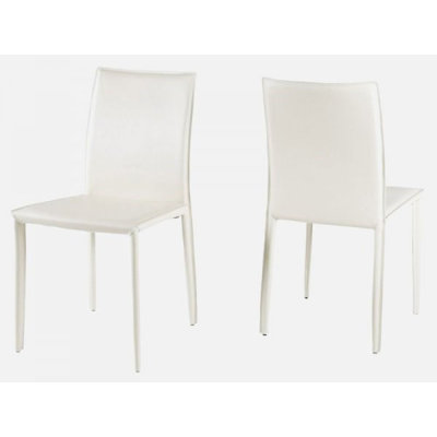Sherwin Dining Chair Orren Ellis Upholstery Color White