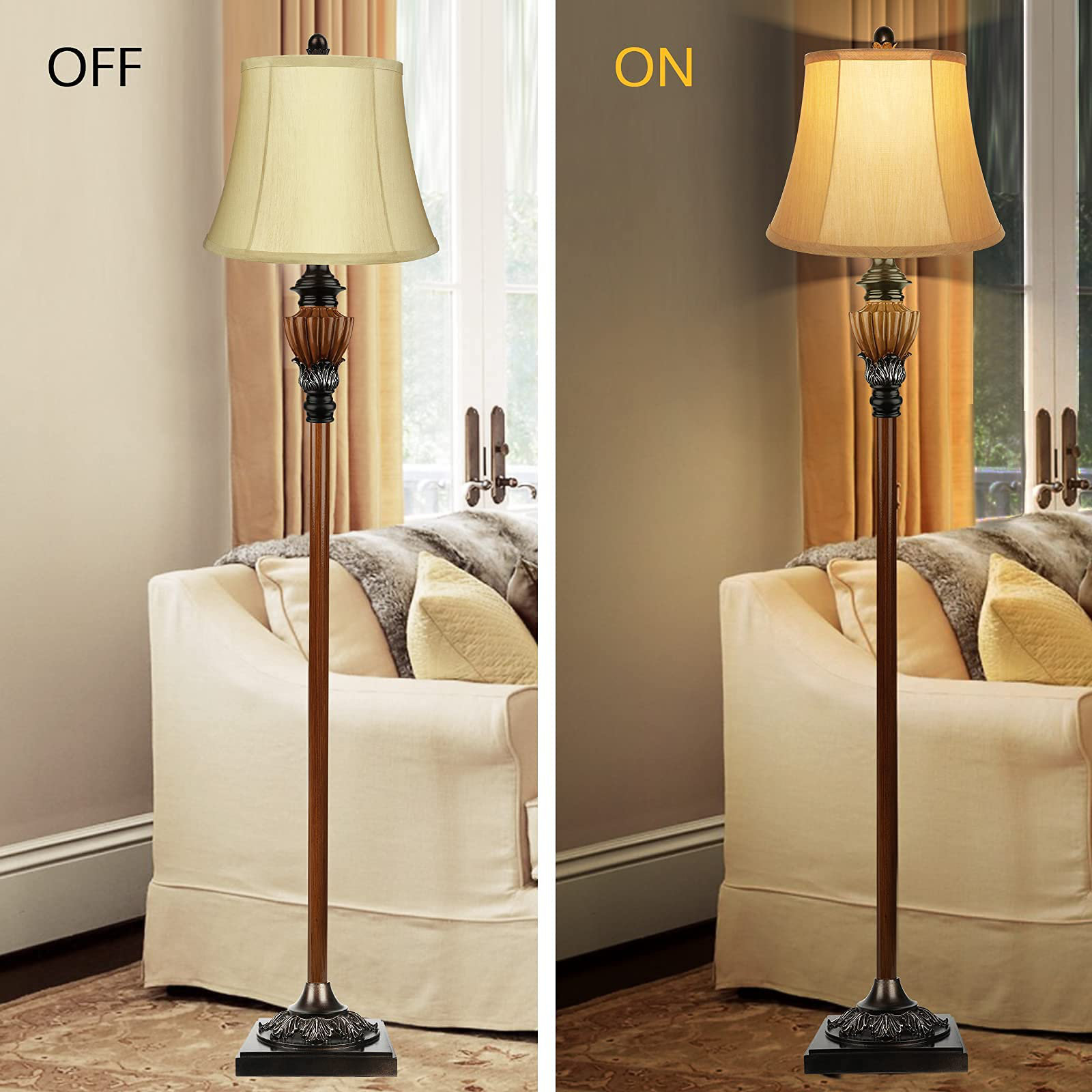 wisteria skinny floor lamp