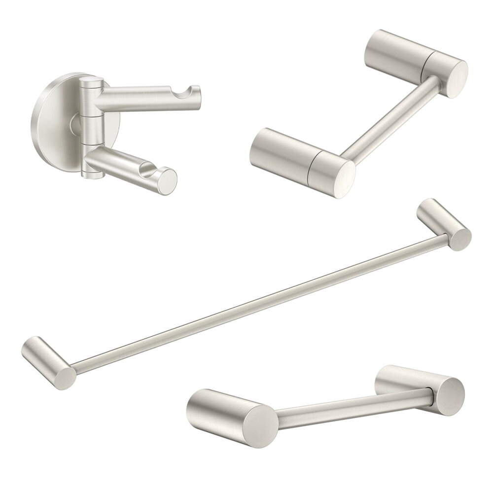 Africa rely catch up Align 4 Piece Bathroom Hardware Set & Reviews | Joss & Main