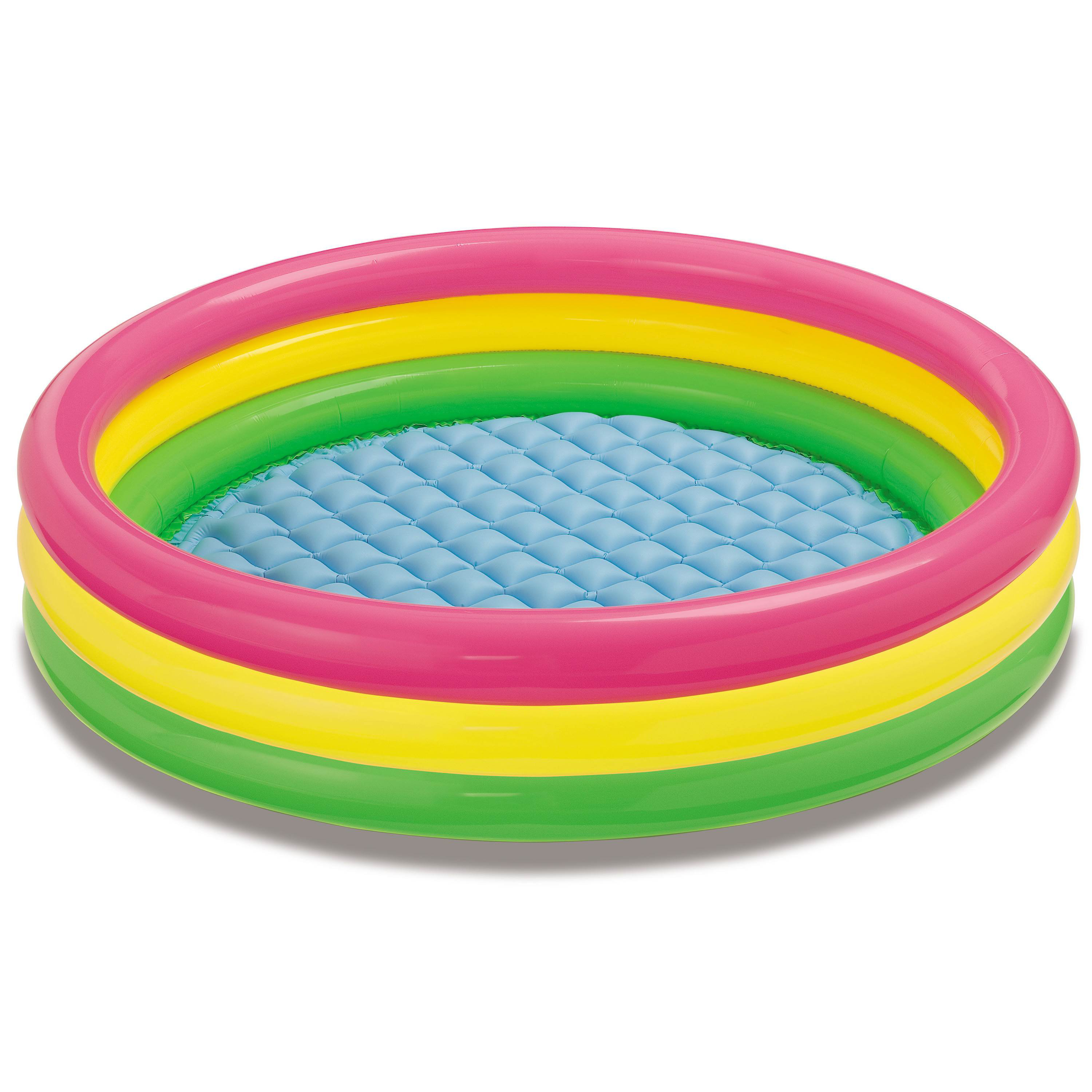 Intex 3 Ring Pineapple Splash Pool Kids Inflatable Pool Intex 3 Ring Pineapple Splash Pool Kids Inflatable Pool