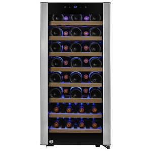 38 Bottles Single Zone Built-In Wine Cooler by A..
