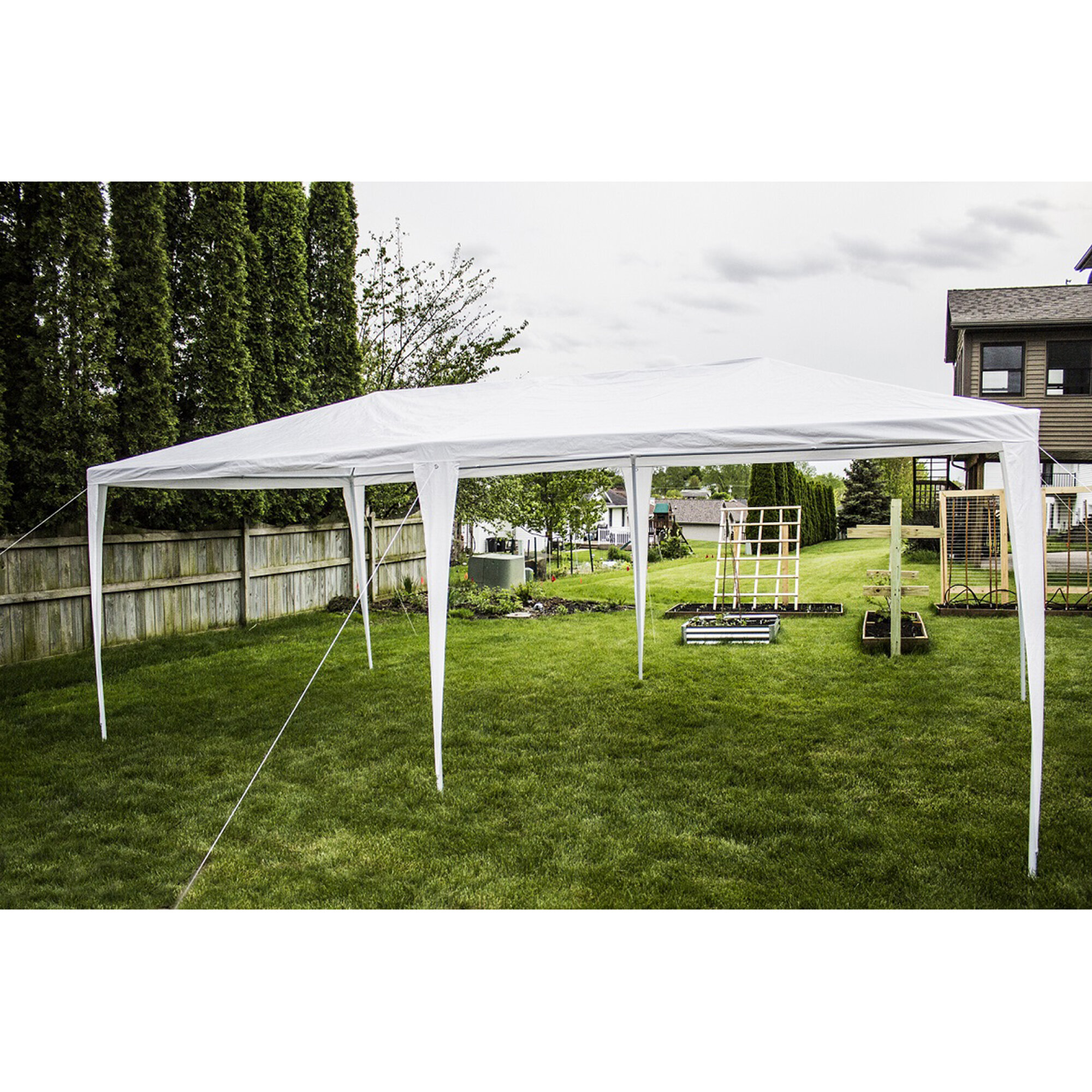 Heavy Duty Gazebo Pavilion for Party Wedding Events BBQ Yaheetech 10 X 20 Outdoor Easy Pop up Canopy