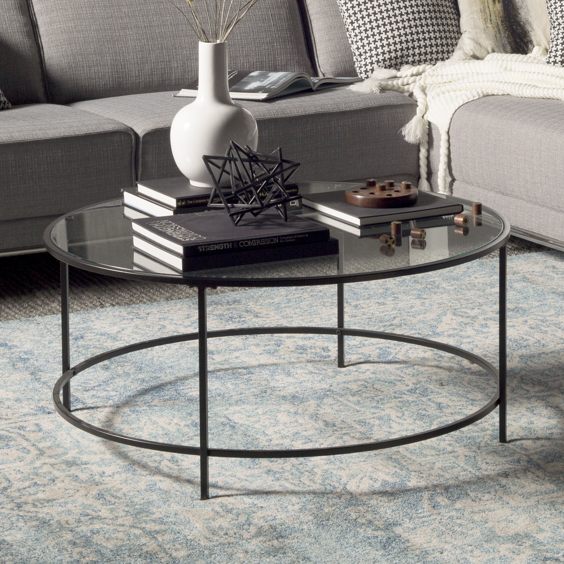 Mercer41 Finnell 4 Legs Coffee Table Reviews Wayfair