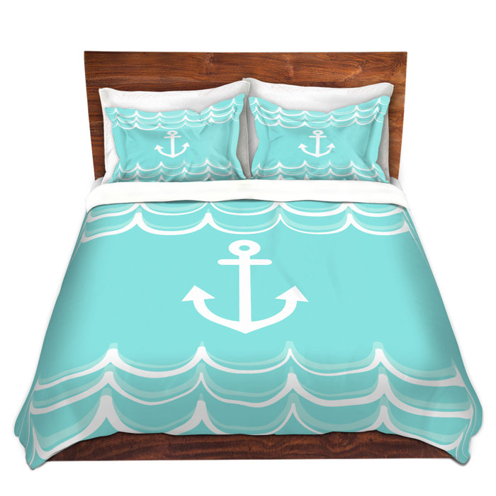 Breakwater Bay Gragg Organic Saturation Anchor Waves Aqua