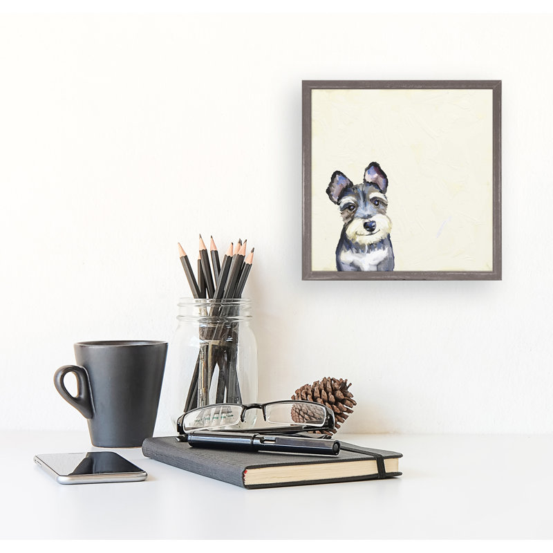 Winston Porter Best Friend Schnauzer Framed Acrylic Painting