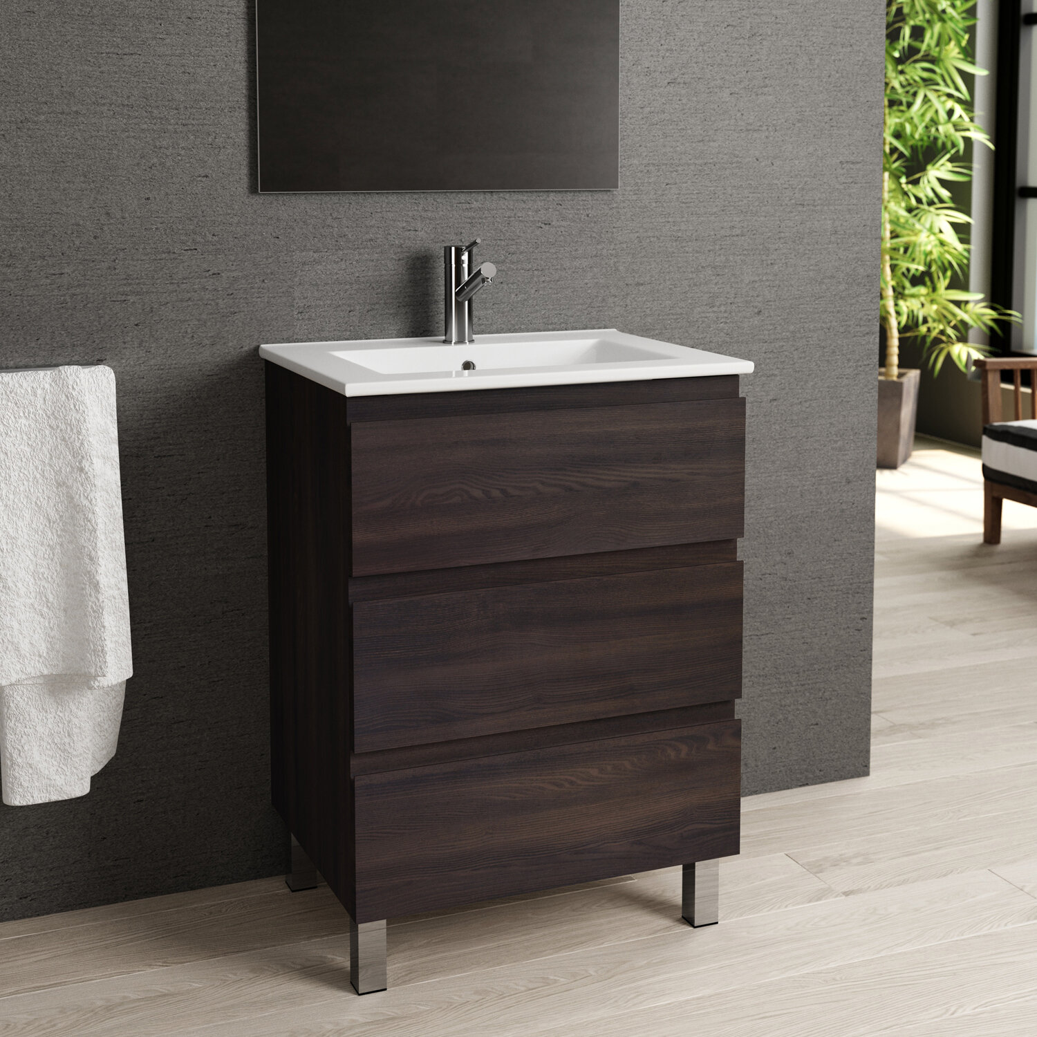 Orren Ellis Fawkes 24 Single Bathroom Vanity Set Wayfair