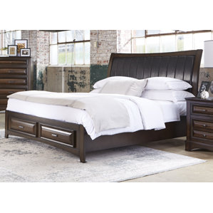Aranha Upholstered Sleigh Bed by Darby Home Co
