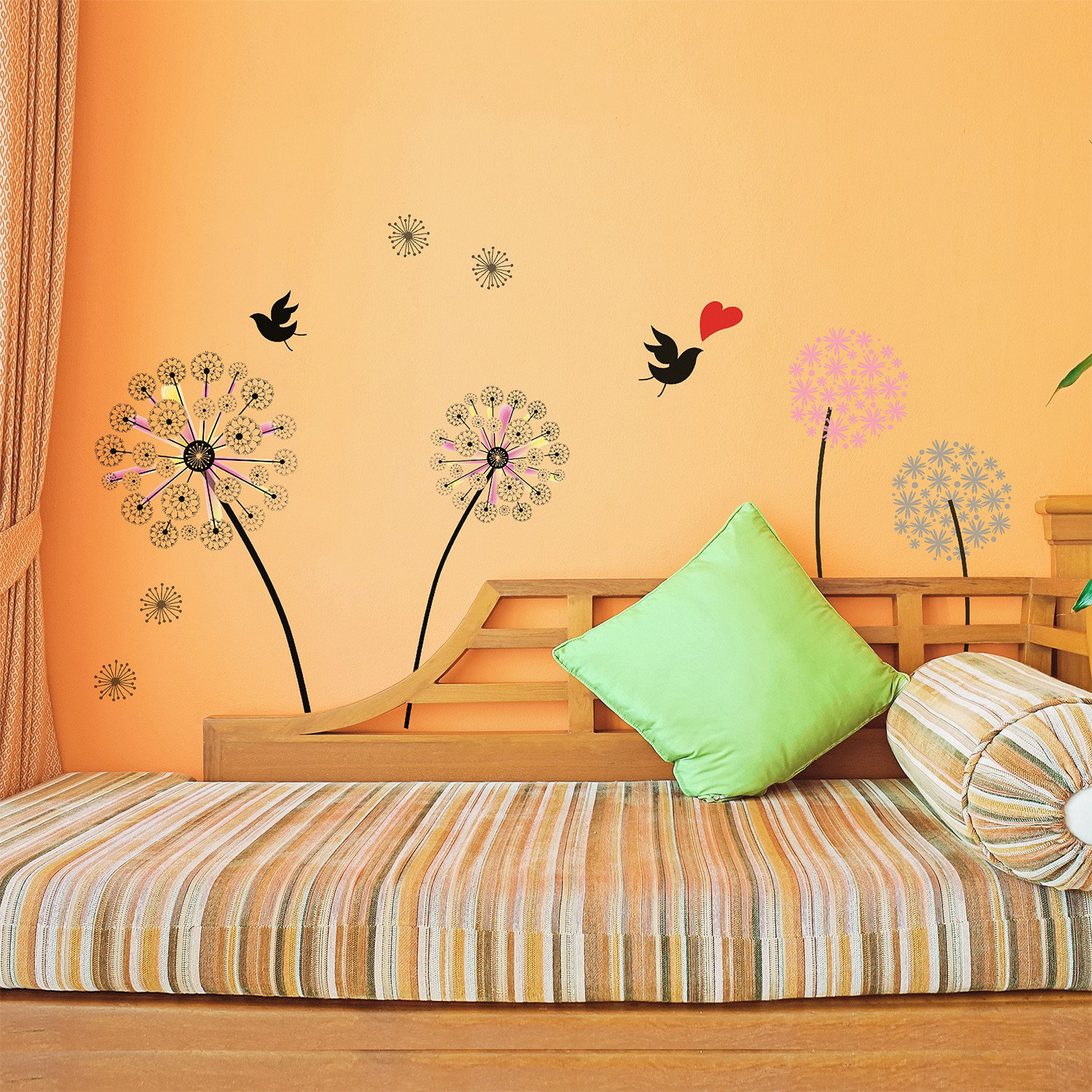 Zoomie Kids Goreville Dandelion Wall Decal & Reviews Wayfair
