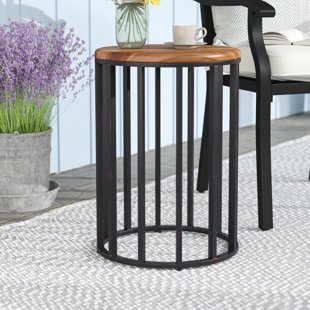 Cabo Metal Side Table by Gracie Oaks