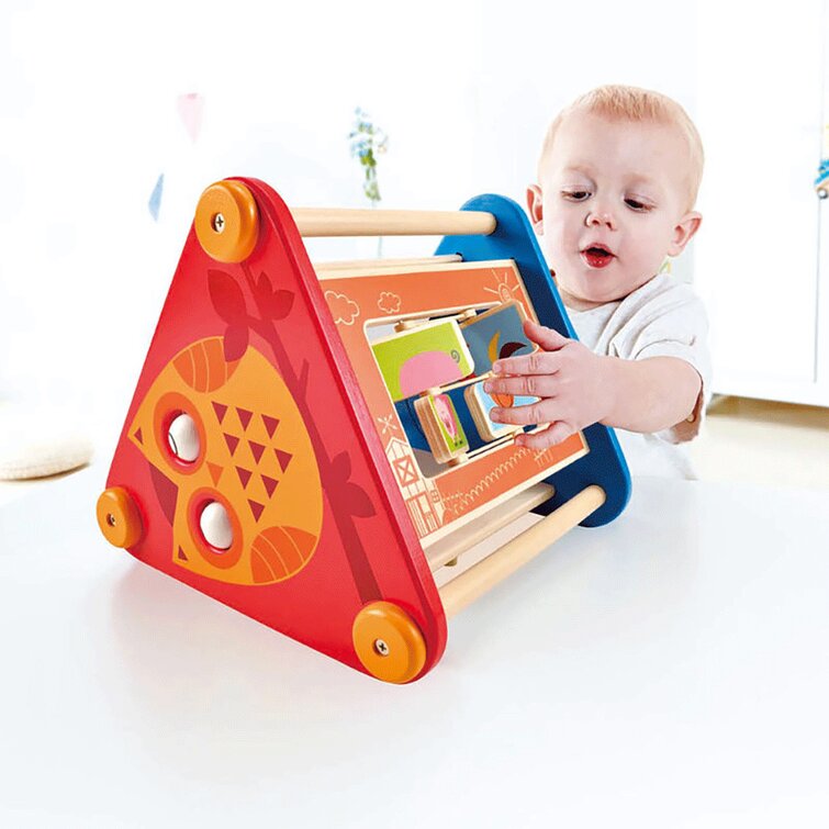 for sale online Hape E0434 Activity Toy Box 