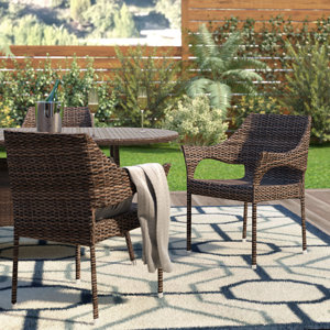 Abby Stacking Patio Dining Chair (Set of 2)