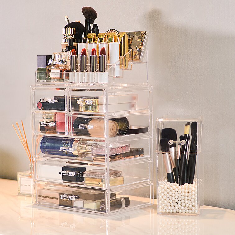 Rebrilliant Rockport Acrylic Makeup Organizer u0026 Reviews  Wayfair