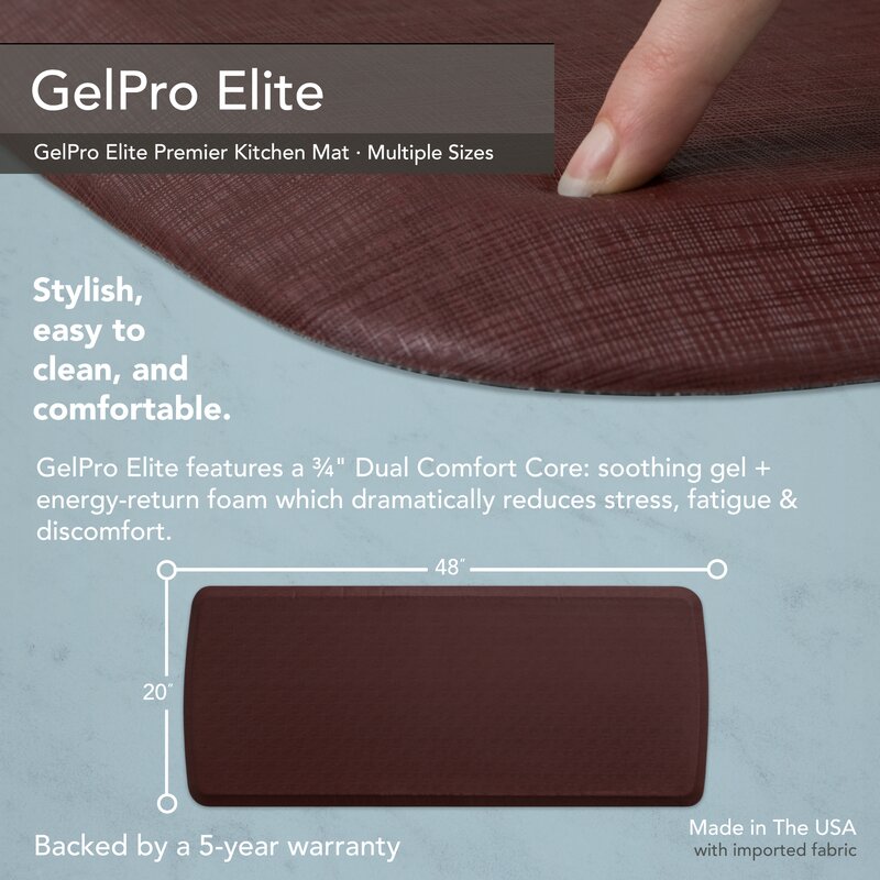 Gelpro Linen Elite Premier Comfort Kitchen Mat Reviews Wayfair