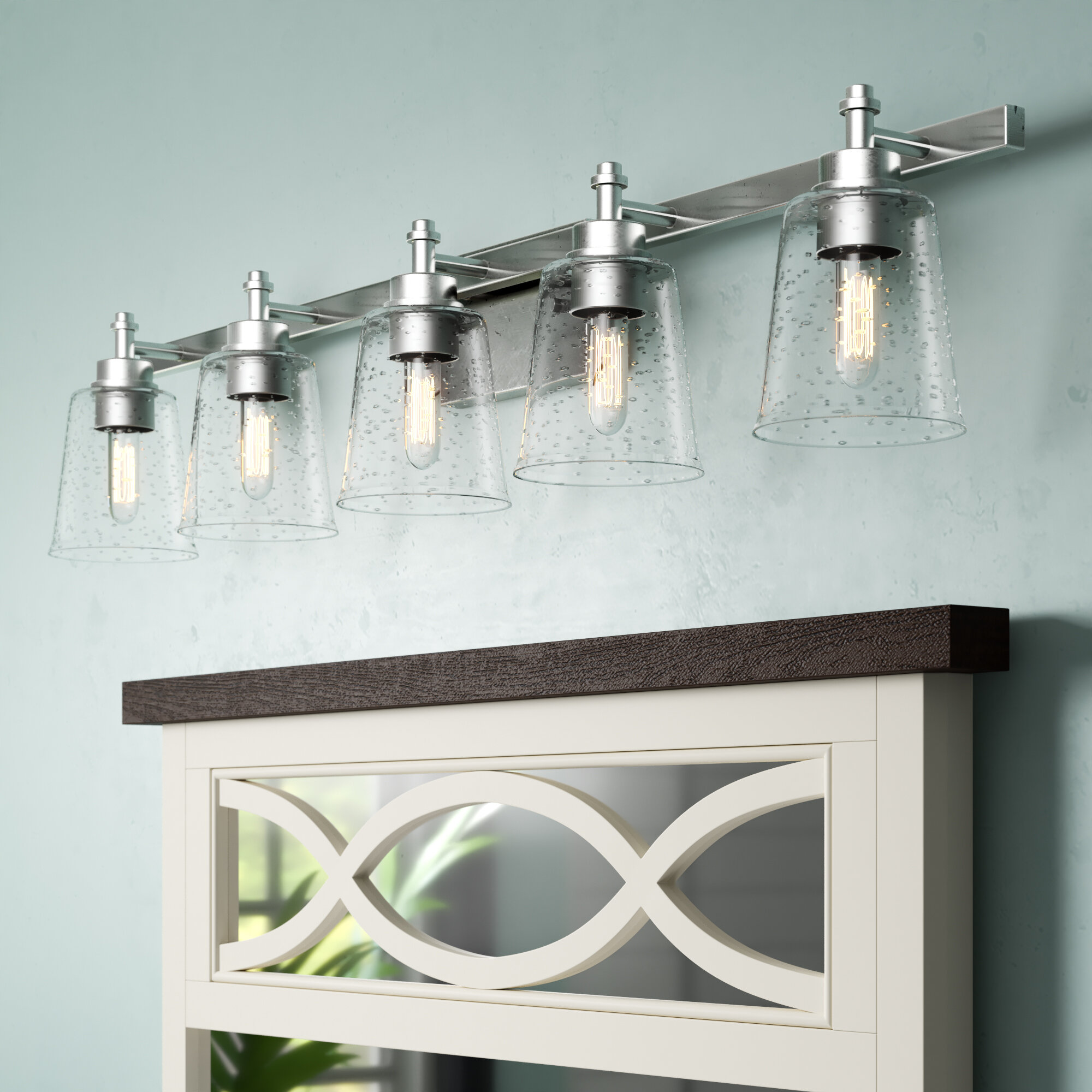 bathroom light fixtures 5 bulbs