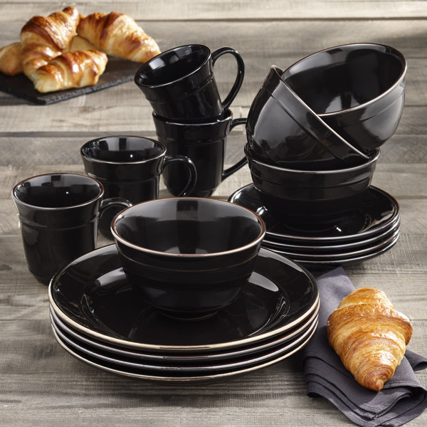Lucienne 16 Piece Dinnerware Set Service For 4 Reviews Joss Main