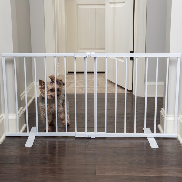 ClearVis Stepover Gate Indoor or Outdoor Pet Gate Doorways Pet Safety Dog Gate Small to Extra Wide Options Stepover Gates for Stairs Play Area 