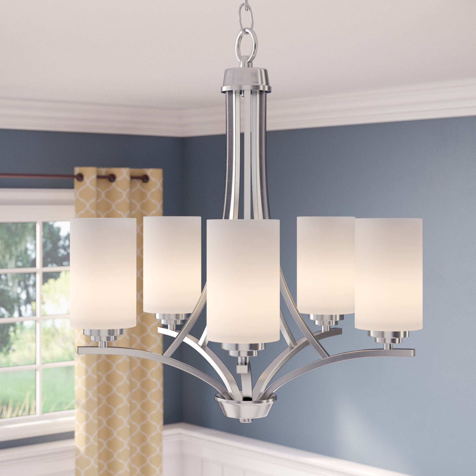 Suki 5 Light Candle Style Empire Chandelier Suki 5 Light Candle Style Empire Chandelier
